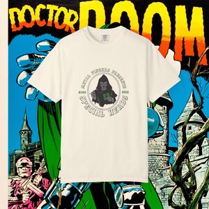 MF DOOM Vintage Comfort Colors T-Shirt: Metal Fingers Hip Hop Album image 2