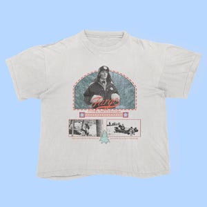 Fargo Cohen Brothers Vintage-Inspired Comfort Colors Graphic T-Shirt, Classic 1996 Thriller Movie, Frances McDormand Film, Film Lover Merch