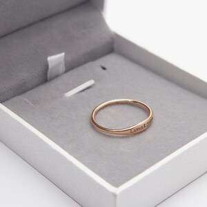 Anillo personalizado con dos nombres – Plata 925 – Un regalo especial y sentimental