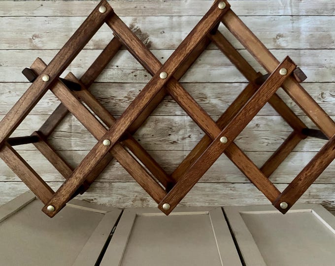 Wooden Accordion Display Rack - Etsy