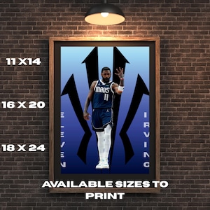 Kyrie Irving Digital Wall Art – Printable Basketball Poster