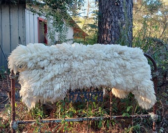 Hand made Felted sheepskin sheepfriendly fleece Marlie