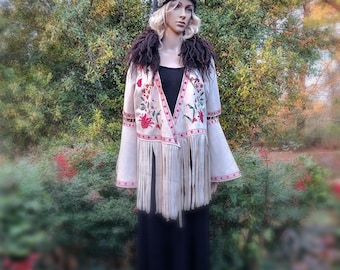 Short black lapel scarf or collar hand made and felted wool "sheepskin" fleece