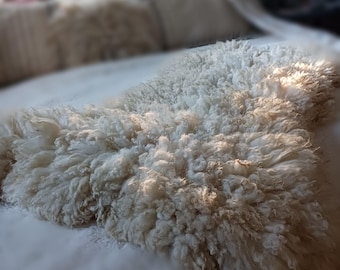 Hand made Felted sheepskin sheepfriendly fleece Marlie