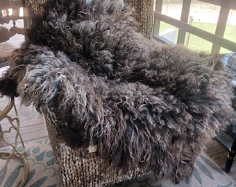 Hand made felted sheep friendly natural organic wool sheep fleece Gimli