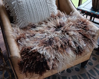 Hand Made Felted fleece or Pillow Soft Calico Natural Wool Decor Lightning Whelk