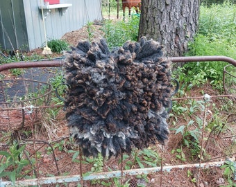 Felted sheep friendly "sheepskin" sheep skin fleece or pillow Corky