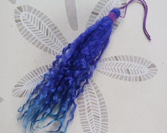 Colorful Tassels hand made artisan sheep friendly wool locks