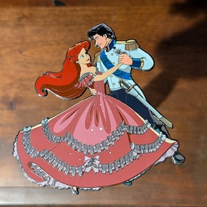 Dancing Ariel and Eric Fantasy Pin