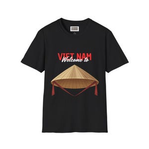Camiseta unisex de estilo suave con temática de Vietnam, camiseta de recuerdo de viaje, ropa de cultura asiática, regalo para viajeros, no la