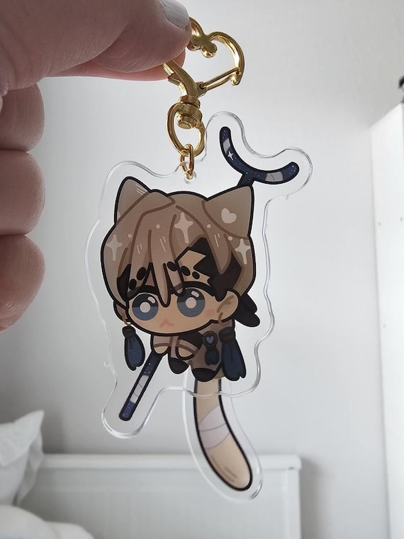 Zanka Gachiakuta 3 In. Chibi Cat Keychain IN HAND