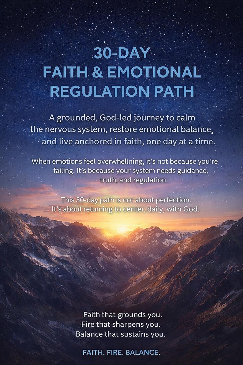 Calming Faith 30 Day Faith & Emotional Regulation Path | Nervous System Healing PDF ...