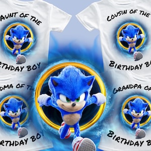Sonic Hedgehog Cartoon Digital Design Art | Vibrant Colors Png Sublimation Design | High Resolution Instant Digital Download PNG | Sonic Png