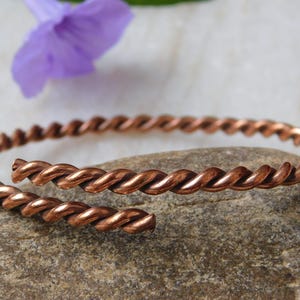 Pure Copper Tensor Ring Bracelet: Handmade Health Jewelry