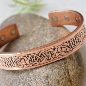 Adjustable 100 % Pure Copper Bracelet, Copper Jewelry, Copper Arthritis Bracelet, Heavy Pure Copper Magnetic Bracelet Energy Cuff Bangle