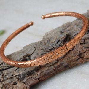 Adjustable Pure Copper Bracelet: Handmade Arthritis Pain Relief Jewelry
