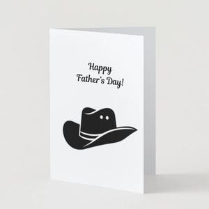 Cartão de Dia dos Pais Cowboy (para imprimir)