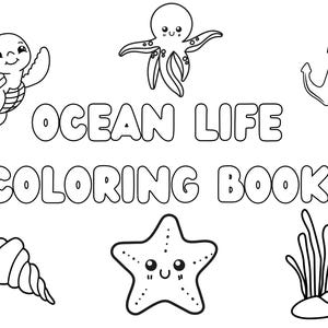 Ocean Life Coloring Book