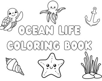 Ocean Life Coloring Book
