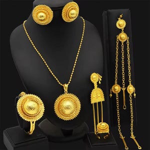 Dubai African Gold-plated Jewelry set
