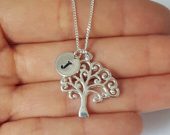 Tree Necklace, Tree of Life, Sterling Silver, Family Tree, Birthday Gift, Gift for Her, Mother's Gift