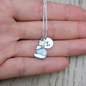 Sterling Silber Katze Halskette, Lange Pelz Katze, Langhaar Katze, Frauen Geschenk, Mutter Geschenk, Mädchen Geschenk, Geburtstag Geschenk