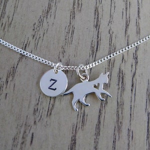 Sterling Silver Cat Necklace,  women Gift, Mother Gift, Girl&#39;s Gift, Birthday Gift