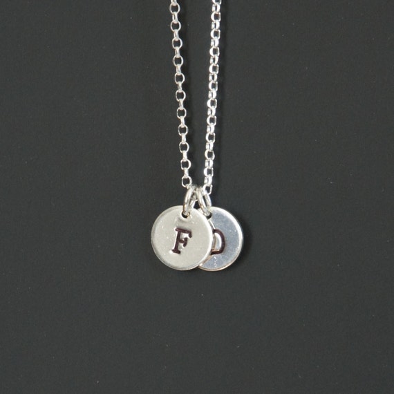 CHILDREN/'s Jewellery Alphabet Initial Letter Necklace Sterling Silver Chain