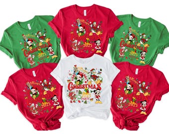 Disney Christmas Shirt, Mickey’s Very Merry Christmas Party Shirt, Mickey & Friends Christmas Tshirt, Disneyland Xmas Family Holiday Tee