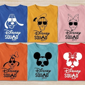 Disney Squad Shirt, Disney Family Shirt,  Family Shirt, Disney Trip, Disney Squad 2024, Disney Trip Shirt, Disney Group Shirt