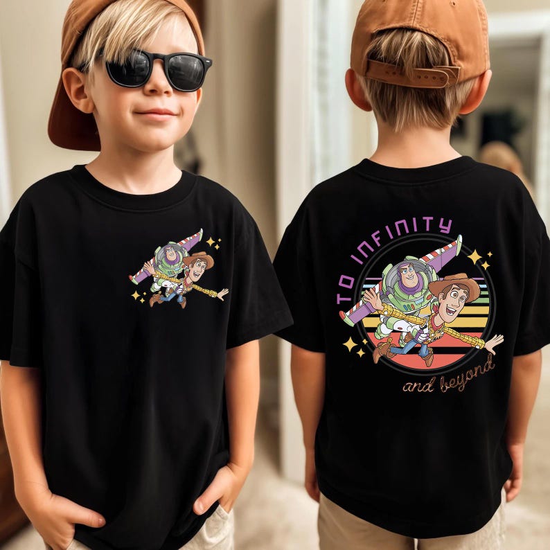 Buzz Lightyear Woody Toy Story Shirt, To Infinity and Beyond Shirt, Family Vacation Tee, Disneyland Trip Outfit, Magic Kingdom T-shirt image 6