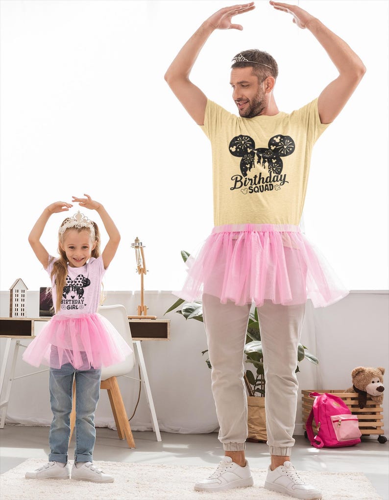 Camisetas de Disney Birthday Squad, camiseta de cumpleañera, regalo de cumpleaños de Disney, camiseta a juego de Disney, fiesta de cumpleaños, el mejor cumpleaños de la historia imagen 6