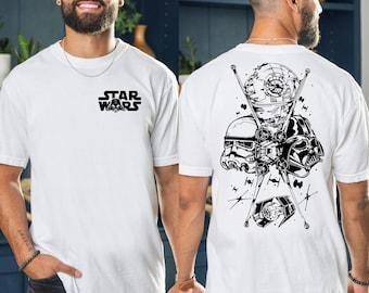Star Wars Shirt, Darth Vader Stormtrooper Death Star Tee, Disney Family Vacation Shirts, Galactic Empire Tee, Classic Retro Star Wars Gift
