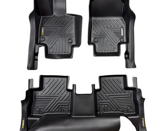 Toyota Venza Hybrid 2021-2024 Floor Mats: 5D All-Weather TPE Liners