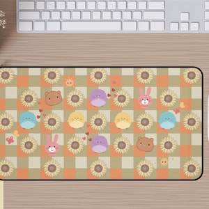 Woodland Animals Desk Mat: Cozy Home Office Decor