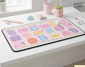 Positive Affirmations Desk Mat | Motivational Office Decor
