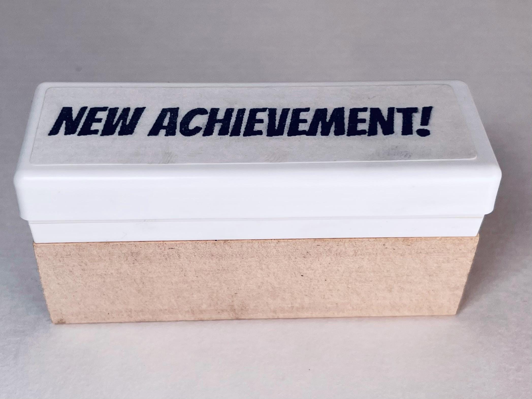 NEW ACHIEVEMENT! Dungeon Crawler Carl Stamp | Preinked | Black - Etsy