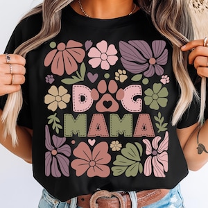 Dog Mama Png, Boho Dog Mama Floral PNG, Dog Lover Png, Mom Life Png, Dog Mama Shirt Png, Retro Boho Floral Dog Mom, Dog Gifts