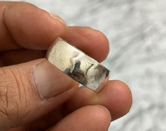 Sterling Silver Star Ring | Handmade Adjustable Boho Jewelry