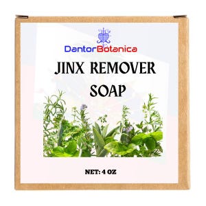 JINX REMOVER SOAP- Florida Water Soap-Natural Soap, Handmade Soap- Spiritual Soap- Purification Hoodoo Voodoo Vodou Soap Ruda Money Soap