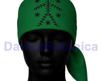 23.6X23.6 INCHES - GRAN BWA Scarf- Gran Bwa Mouchoir, Gran Bwa mouchwa lwa, voodoo Scarf, Hoodoo Scarf Veve mouchwa Veve Scarf Veve Mouchoir