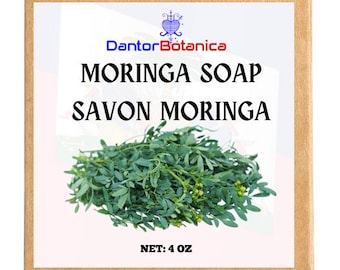 Savon Moringa- MORINGA SOAP- Florida Water Soap-Natural Handmade Soap- Spiritual Soap- Purification Hoodoo Voodoo Vodou Soap Ruda Money Soap