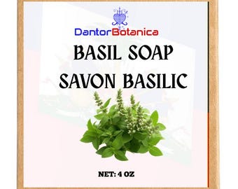 BASILIC SAVON- Florida Water Soap-Natural Soap, Handmade Soap- Spiritual Soap- Purification Hoodoo Voodoo Vodou Soap Ruda Money Soap