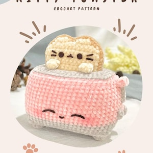 PATTERN Cat Toaster crochet patterns instant digital download