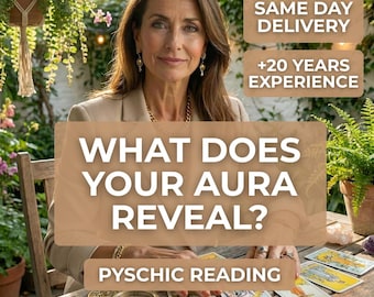 Aura Reading Psychic Analysis | Energy Cleanse, Color Meaning (Same Hour)