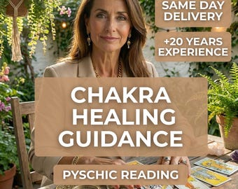 Chakra Reading & Healing Guidance | Psychic Energy Scan (Same Hour)