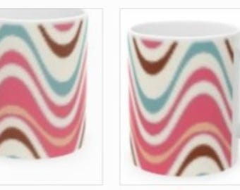 Juego de tazas de café de estilo contemporáneo de 444 ml (15 oz).