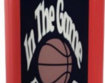 Taza de café deportiva de 444 ml (15 oz), color rojo.