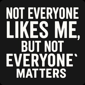 Self-Aware Humor Shirt - Not Everyone Likes Me But Not Everyone Matters, Confident Boundary Tee