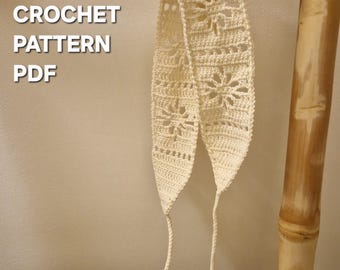 Easy Crochet Flower Headband Pattern, Boho Hair Accessory | English PDF Pattern